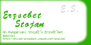 erzsebet stojan business card